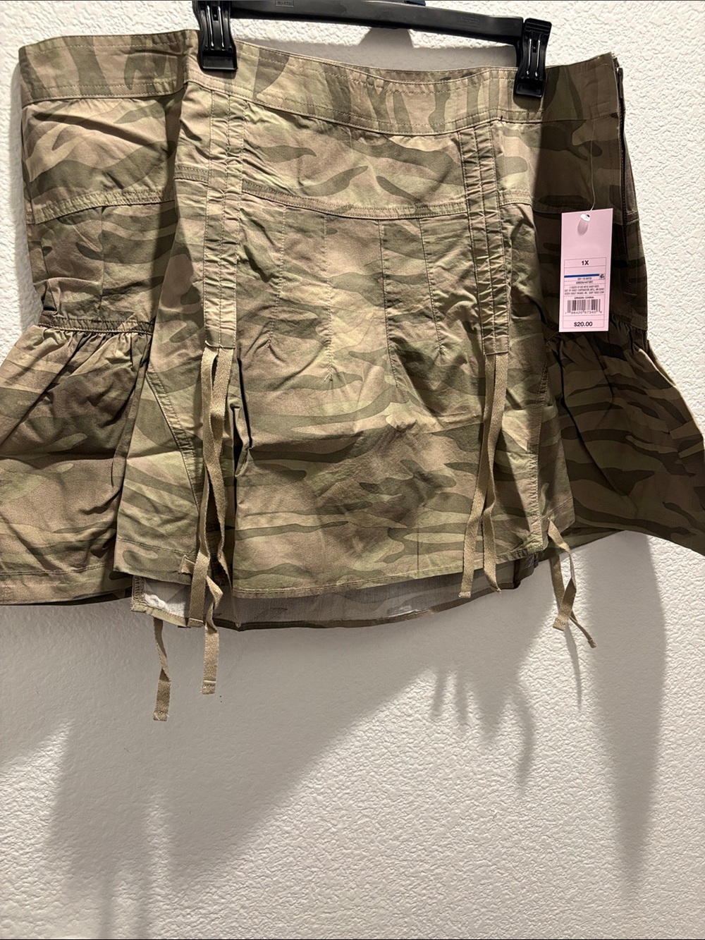 wild fable Green Camo Skirt NWT